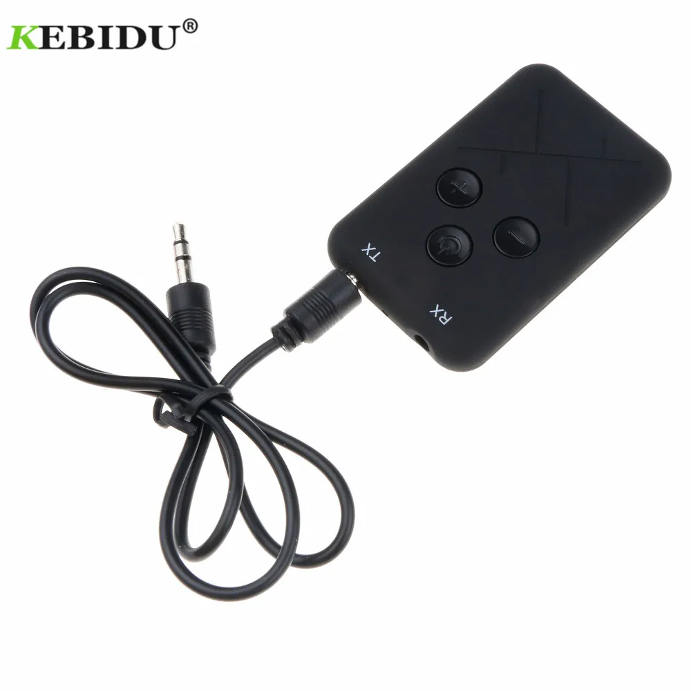 Беспроводной аудиоадаптер Kebidu 2 в 1 с bluetooth передатчиком и аудиокабелем 3 5 мм/usb