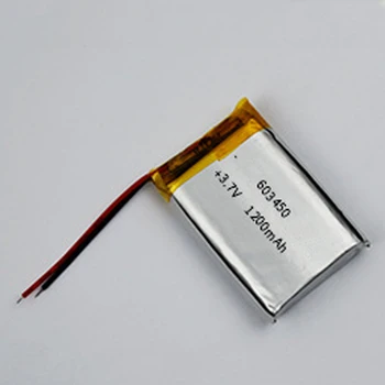 

10pcs 3.7V 1200mAh Lithium Polymer LiPo Rechargeable Battery 063450 For GPS DVD mobile video game PAD E-books 603450