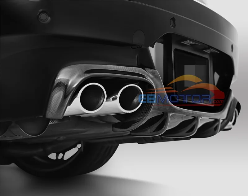 V Look 3K Real Carbon Fiber Rear Bumper Diffuser  for 2007-2010 BMW E63 E64 M6 2DR
