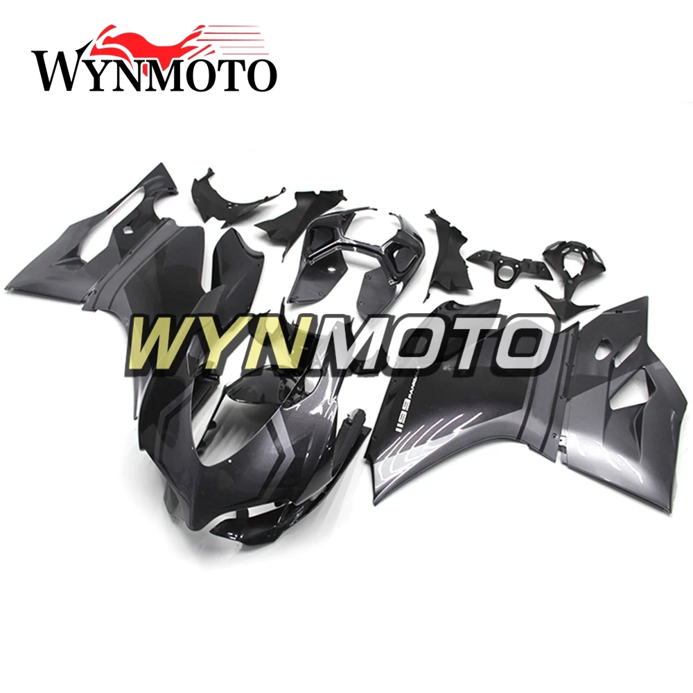 Серебристо-серый выполните Обтекатели для Ducati 1199 899 год 2012 2013 ABS мотоциклов Полный