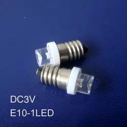 Высокое качество DC3V E10 led световой сигнал, led E10 индикатор E10 светодиод прибора лампочка лампы 3 В DC Бесплатная доставка 50 шт./лот