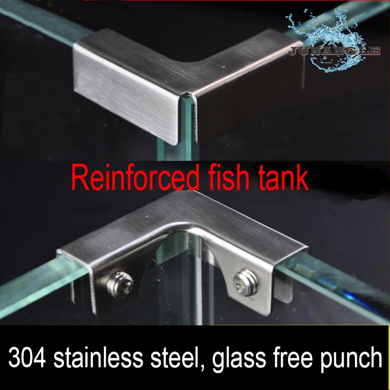 

HU 1Pcs Aquarium Zinc Alloy Reinforced Fish Tank Glass Clip Clamp Aquarium Supplies Malzemeleri Artemia Aquarium Accessories