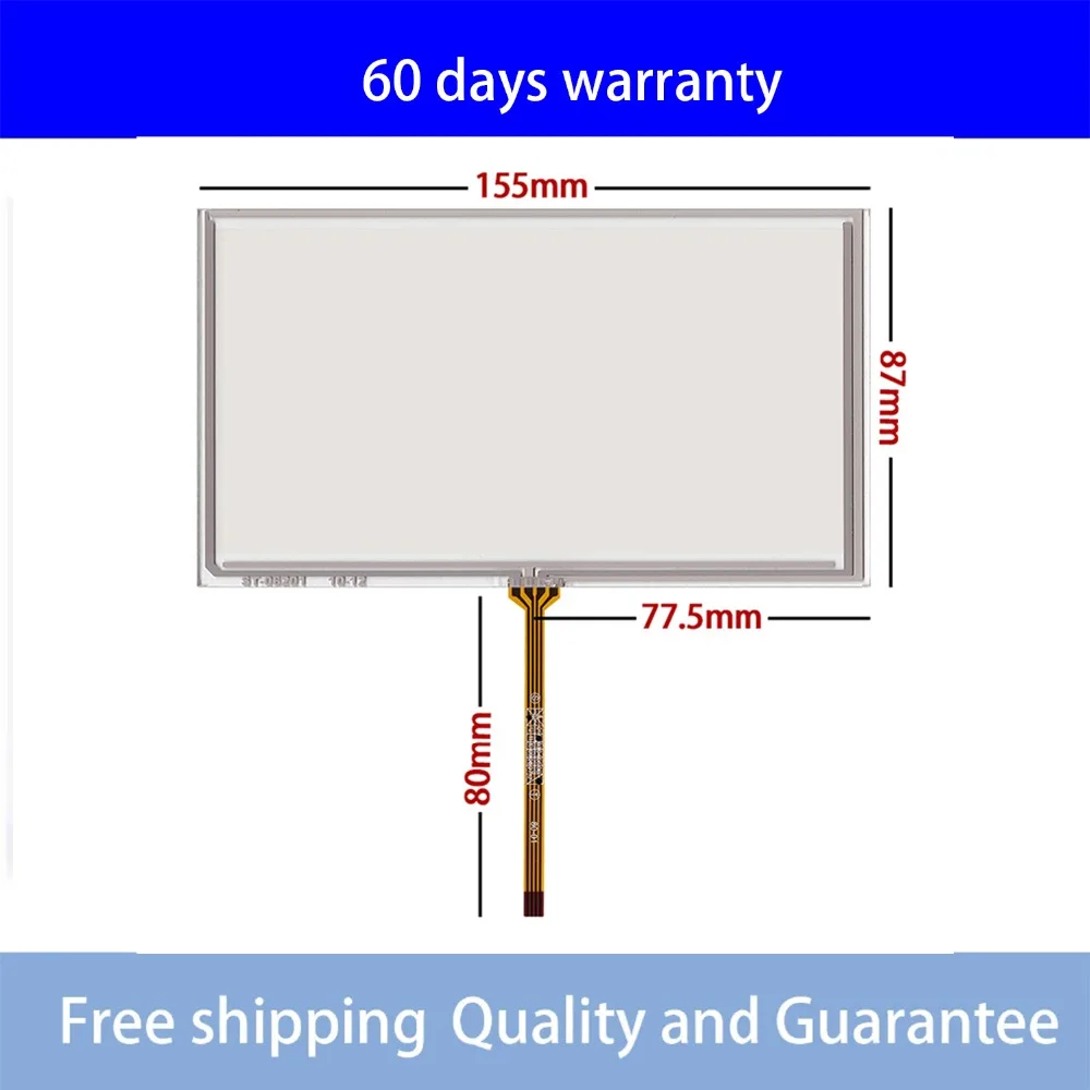 6,2 дюймовый сенсорный экран 155 мм * 87 мм для HSD062IDW1 CLAA062LA01 цифровое Панельное стекло 10 шт./лот