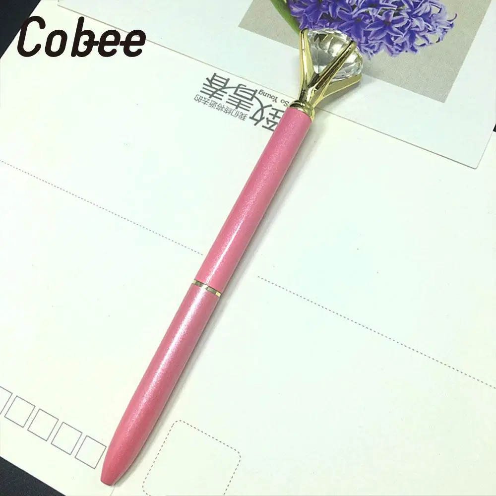 Шариковая ручка со стразами школьный инструмент для письма высокое качество металла