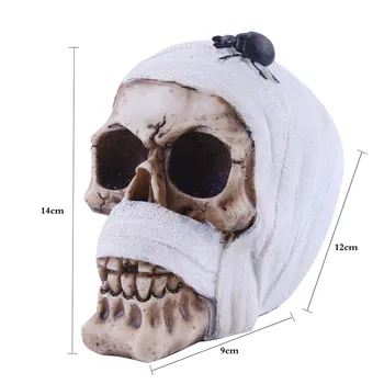 

Modern Resin Skull Replica Statue Ornaments Home Decoration Accessories Creative Skull Statues & Sculptures Office Decor