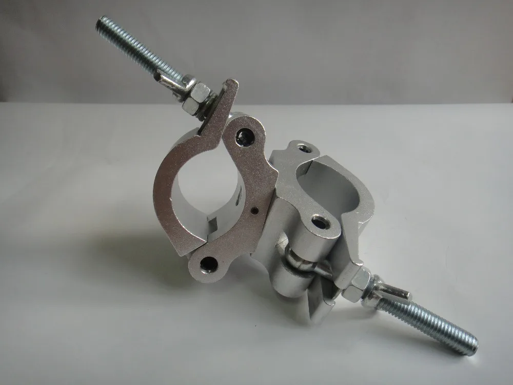 

10X RP-ZN08S30 Dual Coupler 200KG Clamp Stage Light Clamp Light Hook,Light Hanger For Stage Par Light,40-52MM Load Weight 200KG