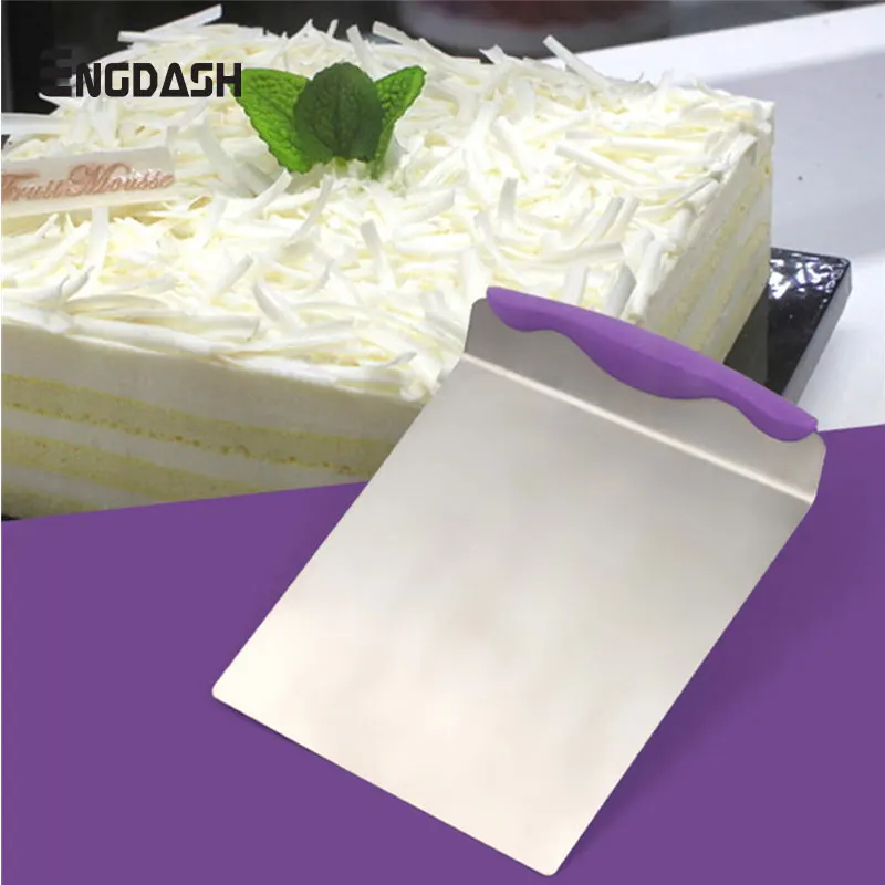 

ENGDASH 1pc Stainless Steel Cake Shovel Transfer Cake Tray Moving Plate Cake Lifter Bread Pizza Blade Baking Tools Bakeware