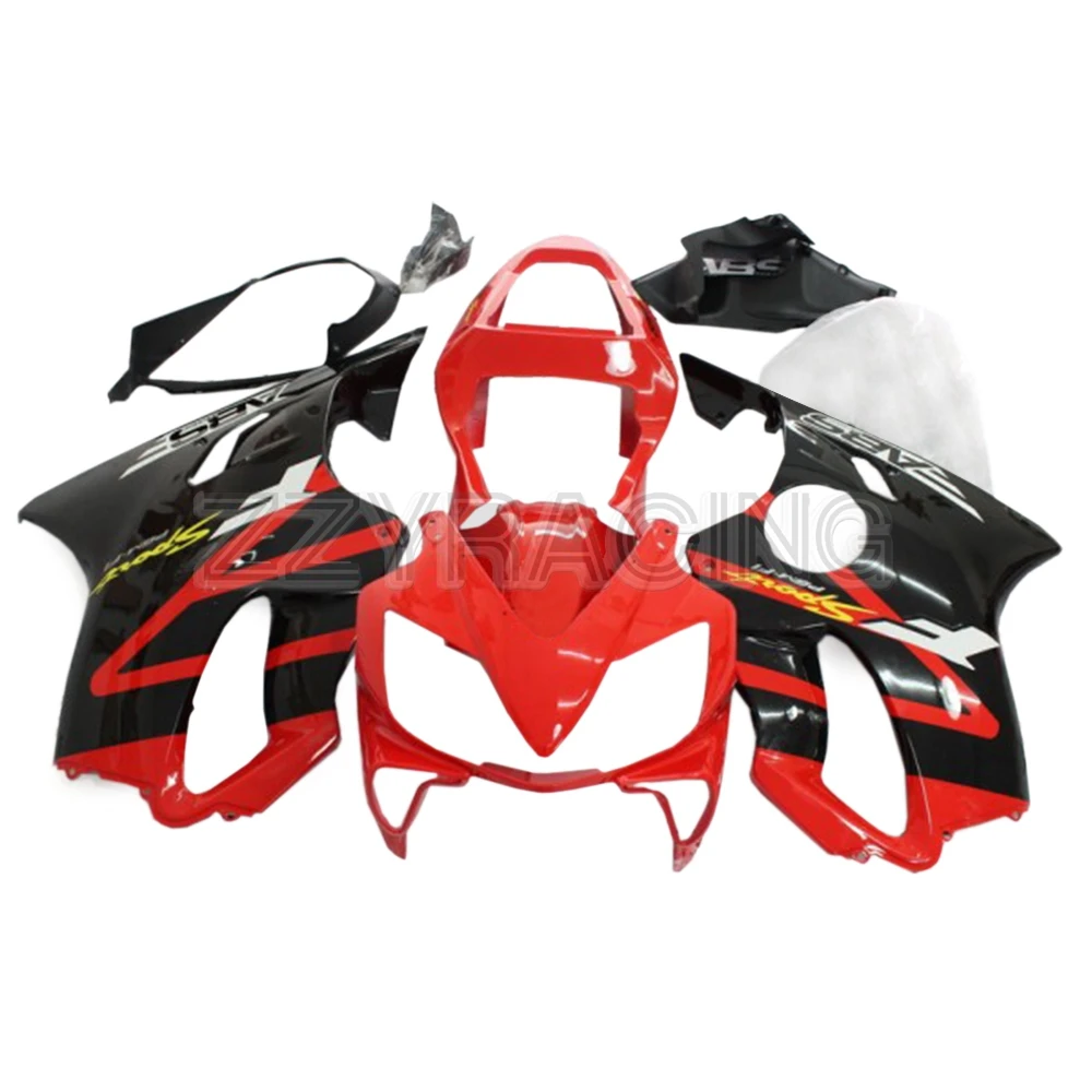 

Injection Fairings Kits for Honda CBR600F4i 2001-2003 Year Complete ABS Plastic Covers 2002 Motorcycle Cowls Black Red Frames