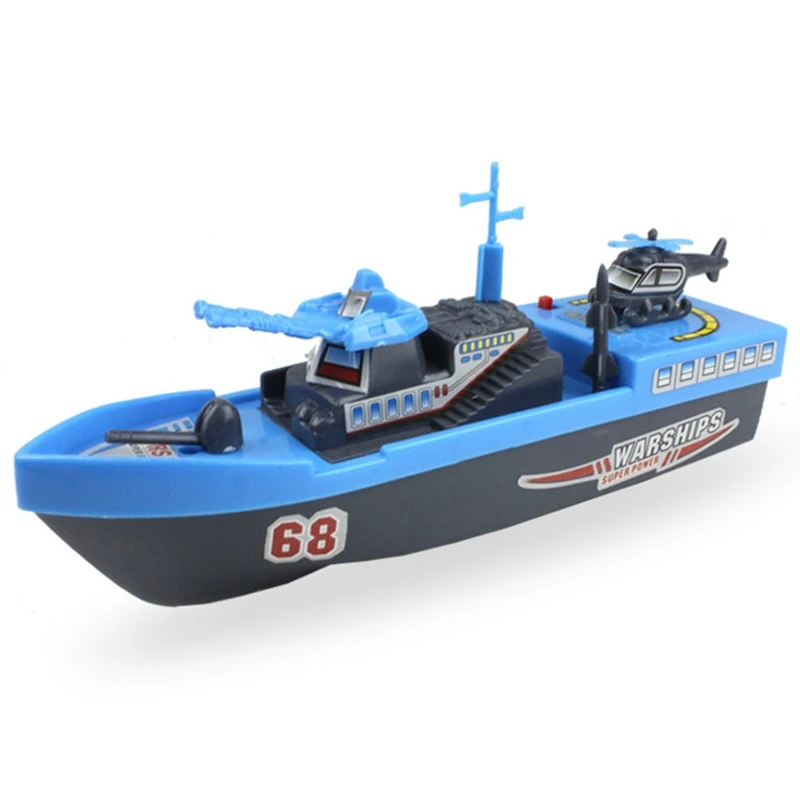 toy ship in water