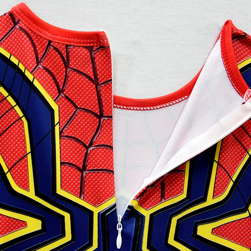 Spiderman Far From Home Kids Costume Boys Cosplay Jumpsuit with Props - Fancy Party Dress Up Suit for Children image 4