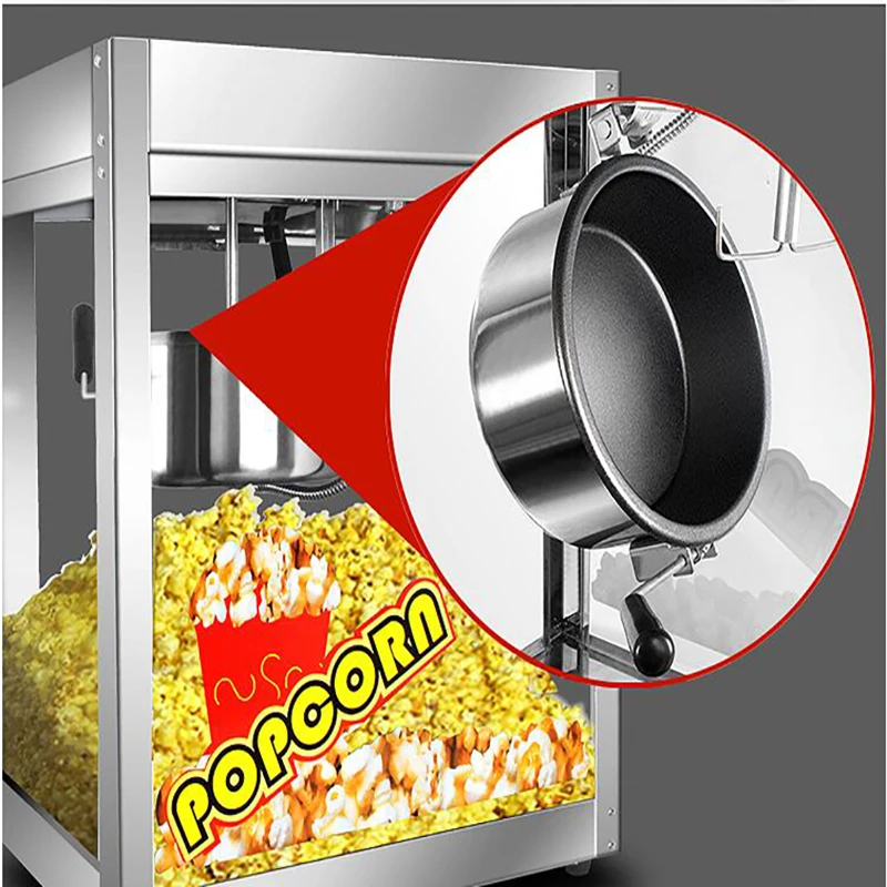 Commercial Popcorn Maker Non-Stick Pan Machine High Quality Corn-Popping GF0021 | Бытовая техника