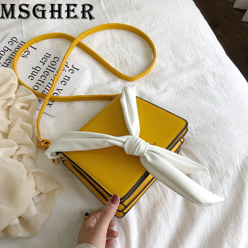 

MSGHER Handbags Women Summer High Designer Small Shoulder Bags Female Casual Crossbody Bags High Quality Messager Bag