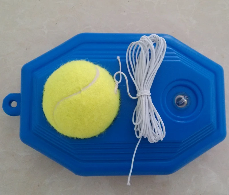 シングル列車トレーニング ツール テニス Trainning練習ボール ベース付き ゴム バンド 練習任意の場所 Tennis Training Ball Tennistennis Tools Aliexpress