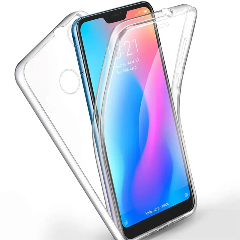 360 Полный Чехол для Xiaomi Redmi 5 Plus 4X 5A 6 Pro 6A 7 S2 Note Prime Mi 5X A1 6X A2 Lite 8 SE 9 Pocophone F1|Бамперы| |