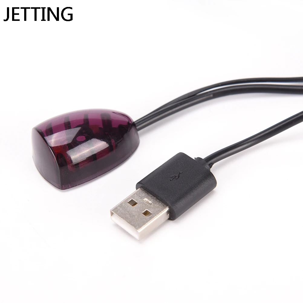 JETTING Practical USB Adapter Infrared IR Remote Extender Repeater Receiver Transmitter Applies to All Remote Control Devices - Mobile
