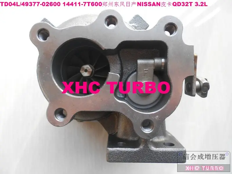 td04l 741157 49377-02600 14411-7t600 Turbo Турбокомпрессоры для nissan d22 Navara qd32t 3.2l 80kw