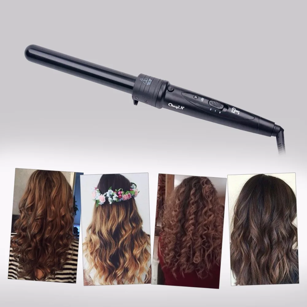 Hair Curling Iron Machine ,Ceramic Hair & Curling Wand Rollers