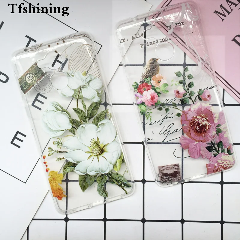 Tfshining TPU Phone Cases For Huawei Honor 6C Soft Silicon Cute Cell case Cover 6 C Fundas for honor |