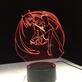 

Anime Sailor Moon Cartoon Beauty 3D LED lamp 7 Color Changing Night Light Cool Girls Bedroom Decoration Gift Drop Shipping