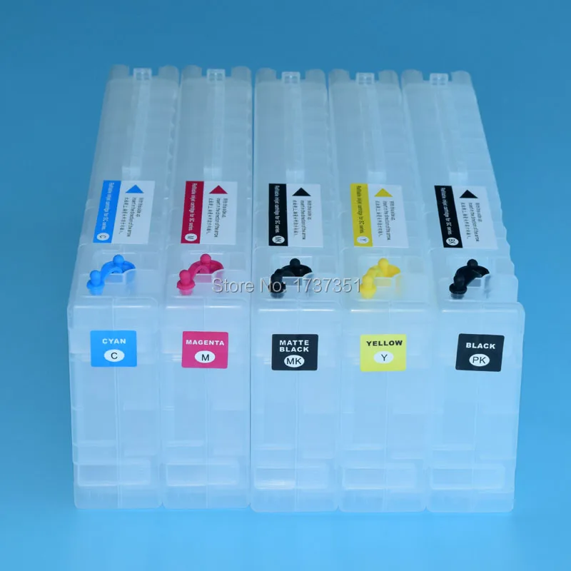 700 мл многоразовый картридж T6941-T6945 с совместимым чипом для Epson SureColor T3270 T5270 T7270