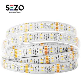 

12v/24v 5050 RGBW Led Strip Lights 5M 60leds/m RGBWW Led Strips Lighting 4 In 1 Led Tape RGBW 5pin Mixed Color IP30/IP65/IP67