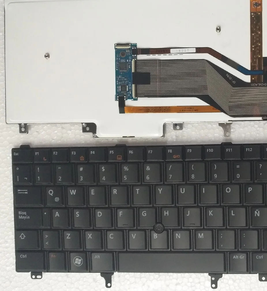 For Dell Precision M4600 M4700 M6600 M6700 Keyboard Latin Spanish Teclad Backlit Laptop Replacement Keyboards Computers Tablets Networking Worldenergy Ae