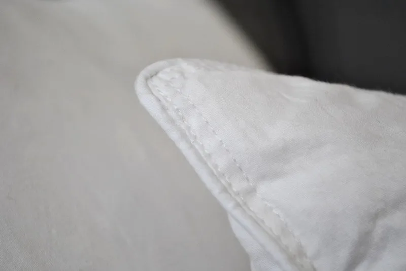 Белая Подушка из гусиного пуха/пера, Высококачественная Роскошная Ортопедическая подушка для шеи, домашняя Подушка с эффектом памяти для отеля, для сна