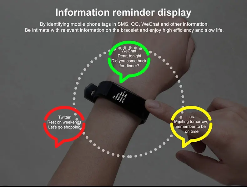 Lanyasir 116 смарт-браслет reloj inteligente pulsotro Ритмо фитнес-трекер Смарт-браслет водонепроницаемые наручные часы