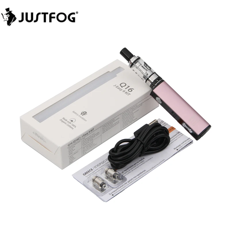 Оригинальный стартовый набор Justfog Q16 с аккумулятором 900 мА · ч вейп бак 1 9 мл