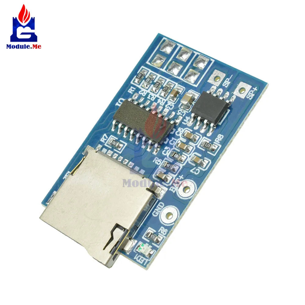 

2PCS/Lot GPD2846A MP3 FM Decoder Board 2W Audio Amplifier Module for Arduino GM Power Supply Module with TF Card Slot