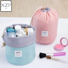 XZP Toilet Bag Round Waterproof Makeup Bag Travel Cosmetic bag Organizer Toiletry Makeup Bags For Women Ladies Box Neceser
