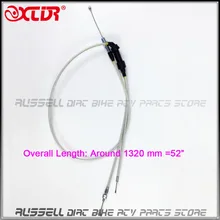 Acelerador de Gas Doble Doble Cable de Poder Jet Bomba de Aceleración Del Carburador 200cc 250cc Dirt Bike Motorcycle Parts