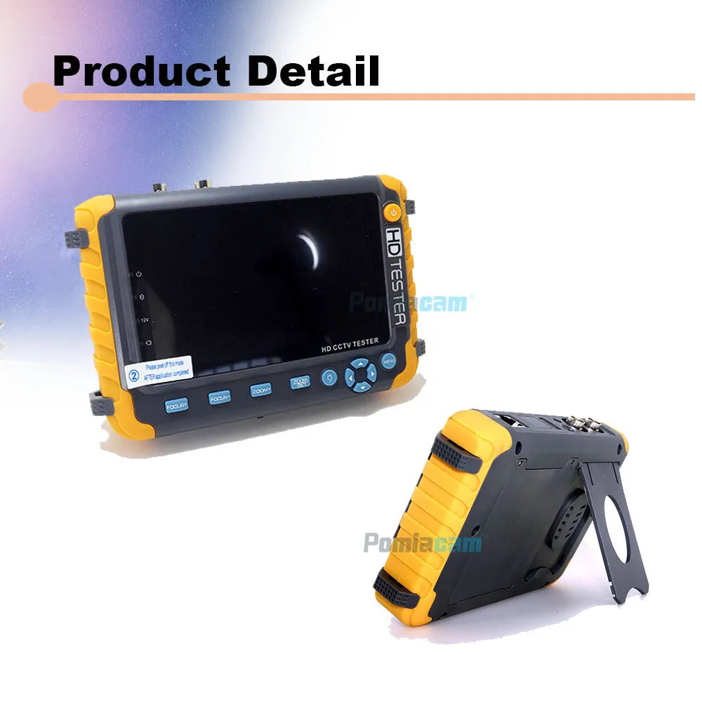 NEW 4 IN 1 5MP AHD TVI 4MP CVI Analog Security Camera Tester IV8W 5 Inch CCTV Tester Monitor VGA HDMI Input UTP Cable Test