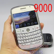 Отремонтированный 9000 мобильный телефон Blackberry 9000 Bold мобильный телефон разблокирован 3g gps Wi-Fi Bluetooth и один год гарантии
