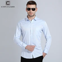 Город класса мужская одежда Рубашки для мальчиков больших размеров с длинным рукавом Camisa социальной человек Рубашки для мальчиков Высокое качество удобные стирка одежда рубашка 1007