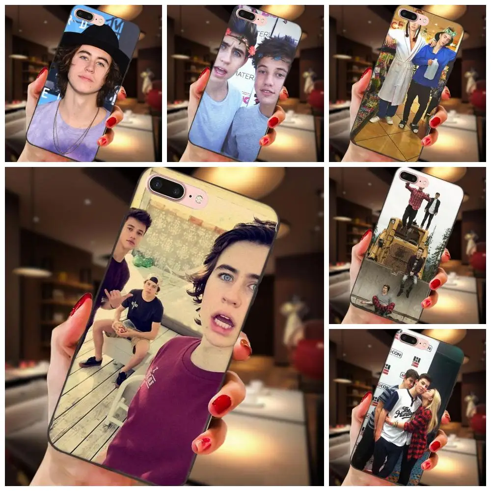 Nash Grier Magcon family для huawei Честь mate Note 6s 8 9 10 20 Lite Play Pro P smart TPU чехол сотового