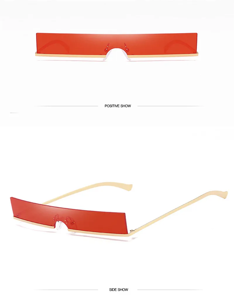 Новые Модные прямоугольные солнцезащитные очки для женщин мужские брендовые дизайнерские красные черные прозрачные линзы металлическая оправа солнцезащитные очки тренд подарок