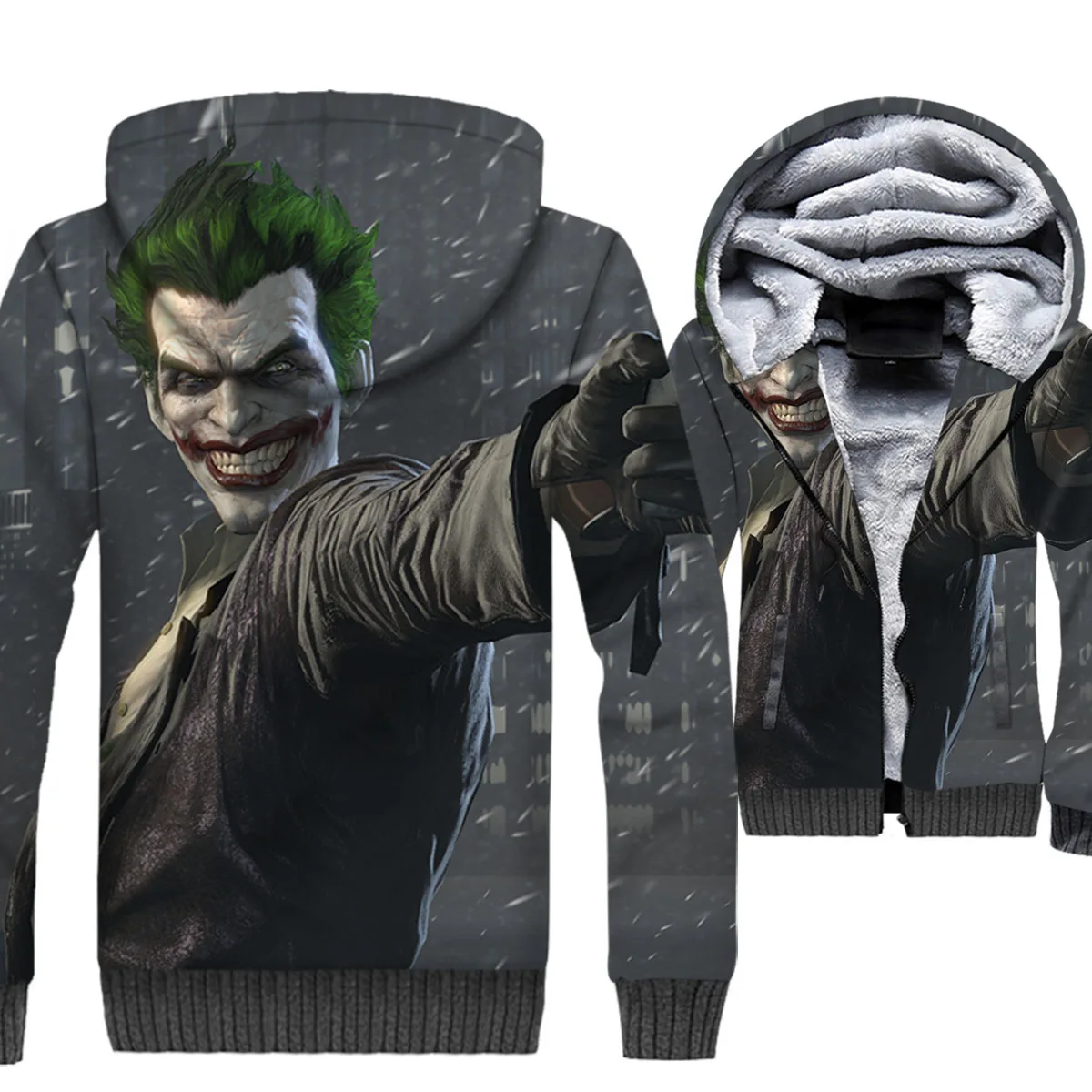 3D Hoodies Anime Batman The Killing Joke Joker Men Jacket 2019 Autumn ...
