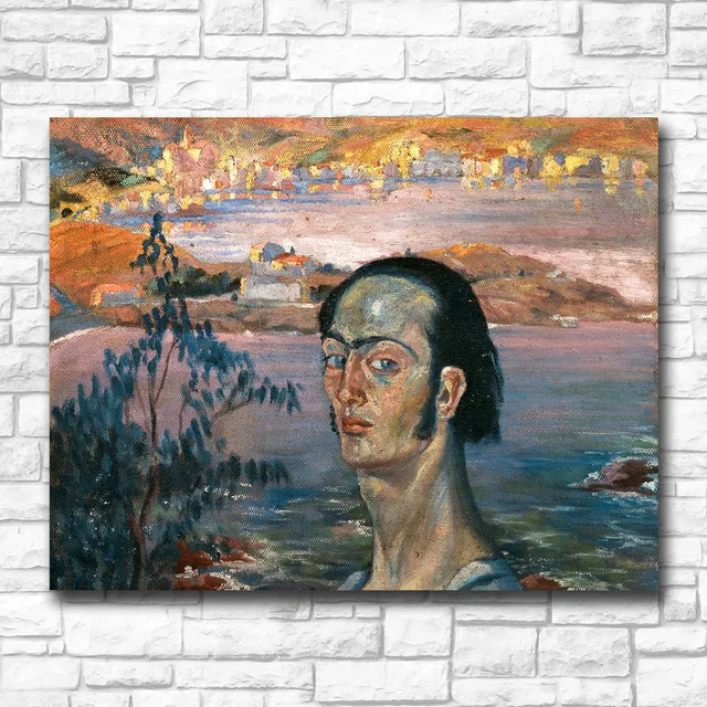 Large Size Wall art Salvador Dali Self Portrait  Painting Living Room Home Decoration Oil Painting on Canvas Wall Painting 2