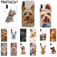 MaiYaCa йоркширский терьер собака новейшая мода новинка чехол для телефона Fundas для iphone 11 pro X XS MAX 66S 7 7plus 8 8Plus 5S XR