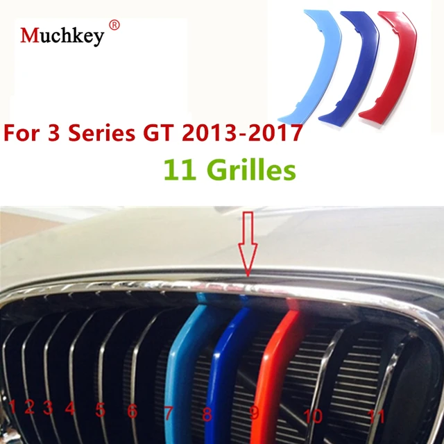 M Sport Front Grille Trim Strips Grill Cover Sticker For Bmw 2017 M Sport Front Grille Trim Strips Grill Cover Sticker For Bmw 2017 To 3 Series Gt F34 320i 328i 330i 335i 340i 11 Grilles