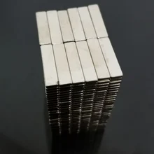 20 шт. квадратные тонкие неодимовые магниты 20x5x2 мм супер сильные кубические блоки редкоземельные магниты на холодильник магнитные материалы