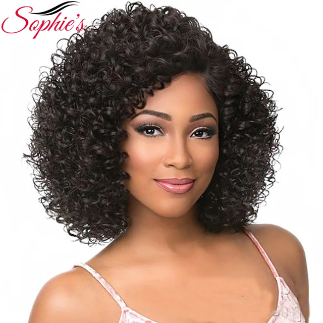 Short Jerry Curl Weave Hairstyles