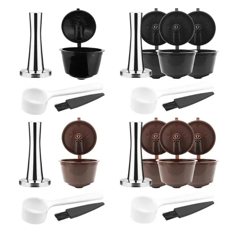 

Dolce Gusto Coffee Capsules Filter Cup Refillable Reusable Coffee Dripper Tea Baskets Dolci Gusto Capsule Powder Hammer