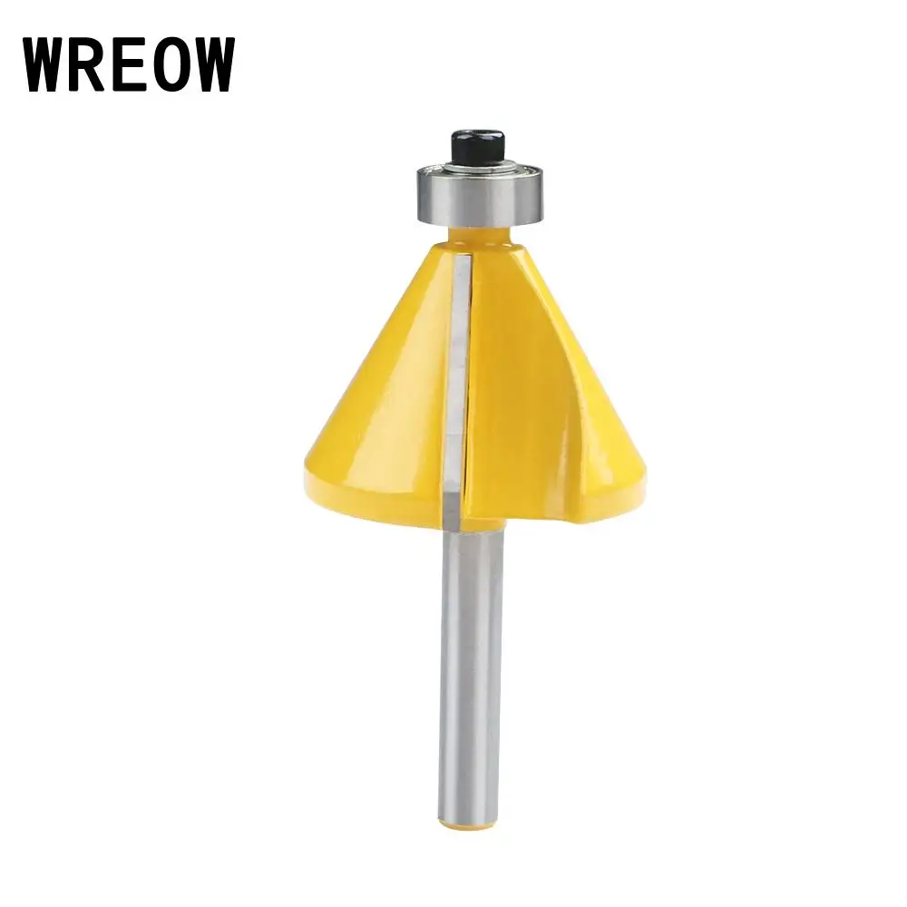 1/4 Inch Shank 30 Degree Chamfer Bevel Edging Router Bit Woodworking Tenon Cutter Tool Milling