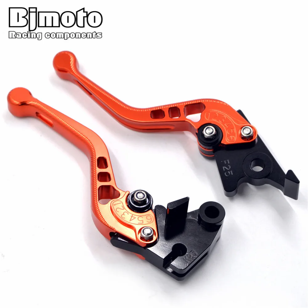 Motorcycle CNC Shorty Adjustable Brake Clutch Levers For KTM DUKE 390