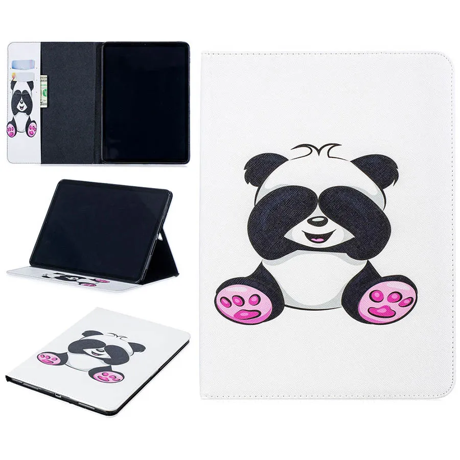 Case For iPad Pro 11 2018 Printed PU Leather Smart Cover Auto Sleep Wake Wallet Card Slot Flip Stand Case for iPad Pro 11 inch (100)