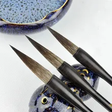 3 шт./компл. Китайская каллиграфия кисти большая средняя небольшая обычная для письма мышь шерсть ласки кисточки для письма пейзаж живопись