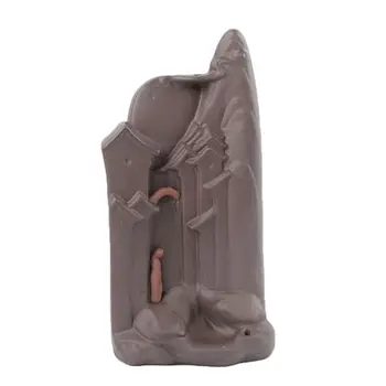 

Ceramic Smoke Backflow Incense Burner Cone Sticks Holder Censer Creative Home Decoration Ornament