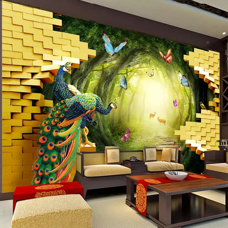 3D Dense forest 588 Wall Paper Print Wall Decal Deco Indoor Wall Murals